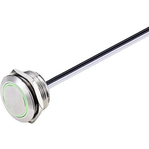 TRU COMPONENTS TC-9219112 Drucktaster 24V/DC 50mA 1x Ein/Aus IP40 Taster 1 Stück von TRU Components