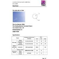 TRU COMPONENTS TC-9560356 POF-Kabel Polymer Simplex 50m von TRU Components