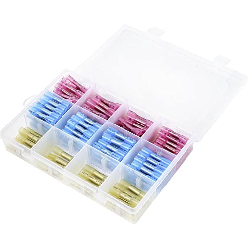 TRU COMPONENTS TC-9878224 Stoßverbinder Sortimentskasten 0.5 mm² 6 mm² Rot, Blau, Gelb 1 Set von TRU Components