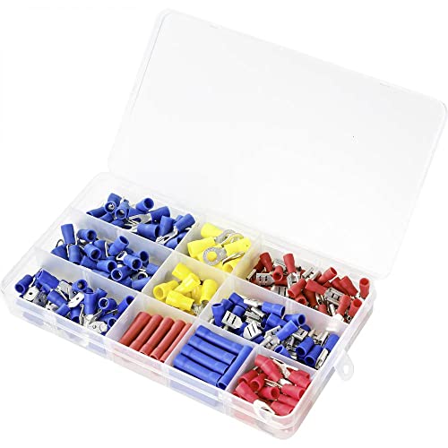 TRU COMPONENTS TC-9904304 Quetschverbinder-Sortiment 0.50mm² 6mm² Rot, Gelb, Blue 1 Set Box von TRU Components