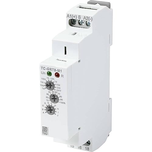 TRU COMPONENTS TC-9963308 Zeitrelais Multifunktional 12 V/DC, 240 V/AC 1 St. Zeitbereich: 1 s - 10 d 1 Wechsler TRU COMPONENTS TC-9963308 Zeitrelais Multifunktional 12 V/DC, 240 V/AC 1 St. Zeitbereich: 1 s - 10 d 1 Wechsler von TRU Components