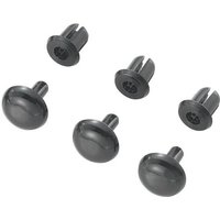 TRU COMPONENTS TC-SRR-450K203 Spreizniete Loch-Ø 4mm Schwarz 1000St. von TRU Components