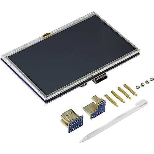 TRU COMPONENTS Touchscreen-Monitor 12.7cm (5 Zoll) 800 x 480 Pixel Passend fuer (Entwicklungskits): von TRU Components