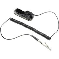 TRU COMPONENTS WristME-SET-10-183-K ESD-Handgelenkband Schwarz inkl. Erdungskabel Druckknopf 10 mm, TRU COMPONENTS WristME-SET-10-183-K ESD-Handgelenkband Schwarz inkl. Erdungskabel Druckknopf 10 mm, von TRU Components