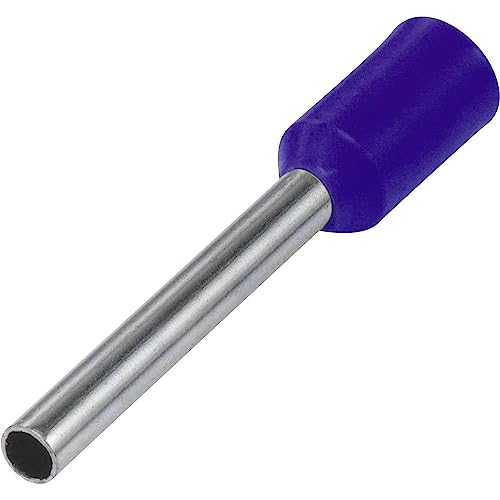 TRU Components 1091290 Aderendhuelse 2.50mm² Teilisoliert Hellblau 100St. von TRU Components