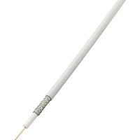 TRU Components 1567172 Koaxialkabel Außen-Durchmesser: 6.80mm RG6 /U 75Ω 85 dB Weiß 100m von TRU Components