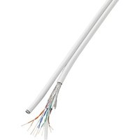 TRU Components Duplex-Netzwerkkabel CAT 6 SF/UTP 8 x 2 x 0.196mm² Weiß 100m von TRU Components