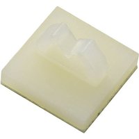 TRU Components 4.1mm Befestigungssockel selbstklebend 1572176 Bündel-Ø-Bereich 4.60mm (max) Natur von TRU Components
