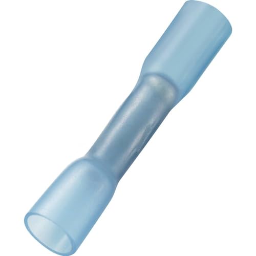 TRU Components 739128 Stoßverbinder mit Schrumpfschlauch 1.50mm² Vollisoliert Blau 30St. von TRU Components