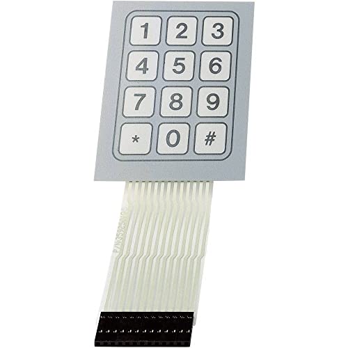 TRU Components Components 1341283 SU709948 Folientastatur Tastenfeld Matrix 1 x 12 1St TRU Components Components 1341283 SU709948 Folientastatur Tastenfeld Matrix 1 x 12 1St von TRU Components