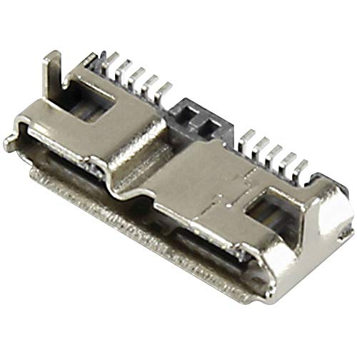 TRU Components Einbaubuchse USB 3.0, Typ Micro B Buchse, Einbau horizontal 231024991-3 Einbaubuchse von TRU Components