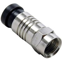 TRU Components 1582449 F-Stecker Kompression Anschlüsse: F-Stecker Kabel-Durchmesser: 8.2mm von TRU Components