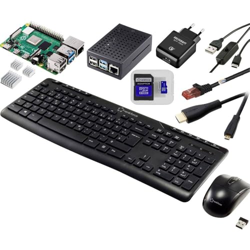 TRU Components Pro Set Raspberry Pi® 5 B 4 GB 2.4 GHz inkl. Netzteil, inkl. Gehäuse, inkl. Kühlkörper, inkl. HDMI™-Kabe von TRU Components