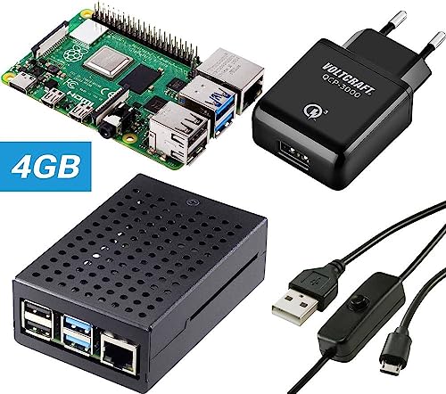 TRU Components Pure Set Raspberry Pi® 5 B 2 GB 4 x 2.4 GHz inkl. Netzteil, inkl. Gehäuse von TRU Components