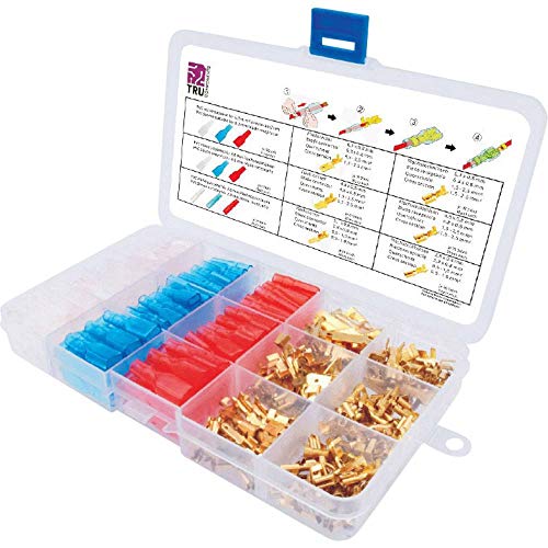 TRU Components T1809C019 Flachstecker-Sortiment Rot, Blau, Transparent, Messing 320 Teile TRU Components T1809C019 Flachstecker-Sortiment Rot, Blau, Transparent, Messing 320 Teile von TRU Components