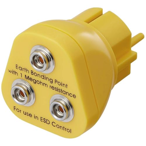 TRU Components TC-12351668 Erdungsstecker 3X Druckknopfanschluss 10 mm 1 St. von TRU Components