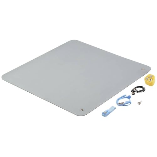 TRU Components TC-12356316 ESD-Matten-Set Grau (L x B x H) 550 x 550 x 2 mm 1 Set von TRU Components