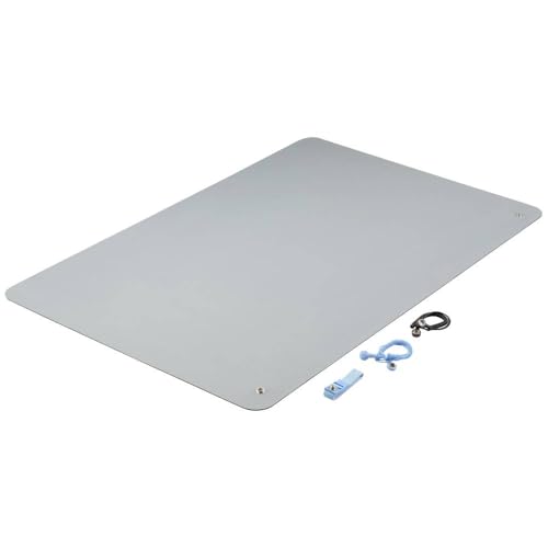TRU Components TC-12356320 ESD-Matten-Set Grau (L x B x H) 900 x 610 x 2mm 1 Set von TRU Components