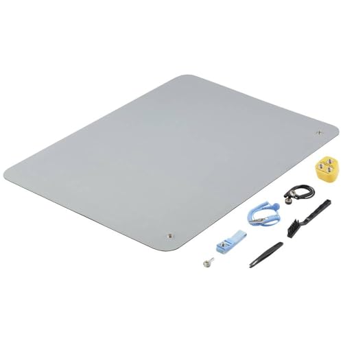 TRU Components TC-12494244 ESD-Matten-Set Grau (L x B x H) 650 x 500 x 2 mm 1 Set von TRU Components