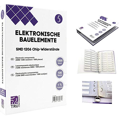 TRU Components TC-6869416 TC-6869416 Sortiments-Album SMD 1206 0.25W 1% 1000 Teile von TRU Components