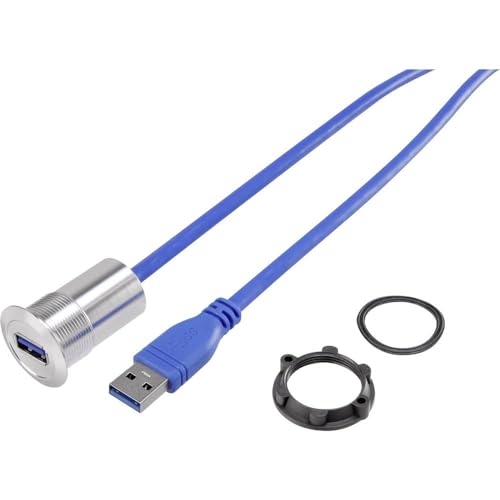 TRU Components USB A Einbaubuchse 3.0 USB-21-BK Inhalt: 1St. von TRU Components