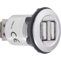 TRU Components USB-Doppeleinbaubuchse 2.0 USB-07 2 x USB-Buchse Typ A auf 2 x USB-Buchse Typ A Inhal TRU Components USB-Doppeleinbaubuchse 2.0 USB-07 2 x USB-Buchse Typ A auf 2 x USB-Buchse Typ A Inhal von TRU Components