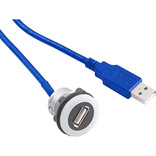 TRU Components USB-Einbaubuchse 3.0 USB-12-BK 1313911 Inhalt: 1St. von TRU Components
