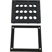 Tru Components - tc-kdl 3/15 Kabeleinführungsleiste Klemm-Ø (max.) 16 mm pa Schwarz 1 St. von TRU Components