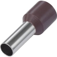 Tru Components - 1091300 Aderendhülse 6 mm² Teilisoliert Schwarz 100 St. von TRU Components