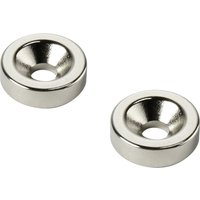 Tru Components - D15T5-M4 Permanent-Magnet Ring (ø x h) 15 mm x 5 mm N35 Grenztemperatur (max.): 80 von TRU Components