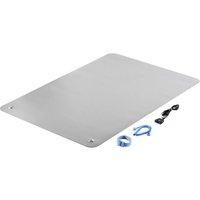 ESD-Tischmatten-Set Grau (l x b x h) 900 x 610 x 2 mm inkl. Erdungskabel, inkl. Erdu - Tru Components von TRU Components