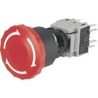 Tru Components - LAS1-BY-22TSA Not-Aus-Schalter 250 v/ac 3 a 2 Öffner, 2 Schließer IP40 1 St. von TRU Components