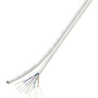 Tru Components - Netzwerkkabel cat 6 u/utp 8 x 2 x 0.196 mm² Weiß 100 m von TRU Components