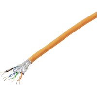 Tru Components - Netzwerkkabel cat 7 s/ftp 4 x 2 x 0.24 mm² CPR-Dca zertifiziert Orange 305 m von TRU Components