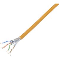 Netzwerkkabel cat 7 s/ftp 4 x 2 x 0.26 mm² Orange 100 m - Tru Components Netzwerkkabel cat 7 s/ftp 4 x 2 x 0.26 mm² Orange 100 m - Tru Components von TRU Components