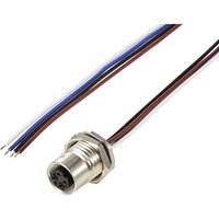 Tru Components - TC-12833048 Sensor/Aktor Einbaubuchse M12 Buchse, Einbau 0.5 m Polzahl Sensoren: 4 1 von TRU Components