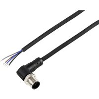 TC-12833144 Sensor-/Aktor-Anschlussleitung M12 Stecker, gewinkelt 10 m Polzahl Sensor - Tru Components von TRU Components