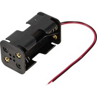 Tru Components - TC-13220636 Batteriehalter 4x Mignon (aa) Kabel (l x b x h) 57 x 31 x 29.5 mm von TRU Components