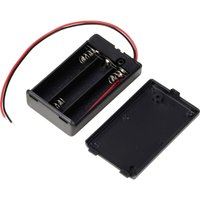 Tru Components - TC-13220672 Batteriehalter 3x Micro (aaa) Kabel (l x b x h) 63 x 37 x 17 mm von TRU Components