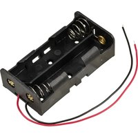 Tru Components - TC-13220700 Batteriehalter 2x 18650 Kabel (l x b x h) 76 x 40 x 21 mm von TRU Components