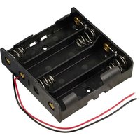TC-13220716 Batteriehalter 4x 18650 Kabel (l x b x h) 76 x 79 x 21 mm - Tru Components von TRU Components