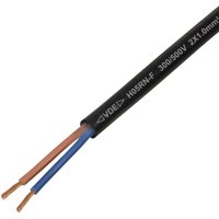 Tru Components - TC-13389172 Gummischlauchleitung H05RN-F 2 x 1 mm² Schwarz 100 m von TRU Components