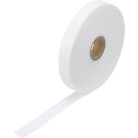 Tru Components - TC-MGTP-15WE203 Klettkabelbinder zum Bündeln Haft- und Flauschteil Weiß 10 m von TRU Components