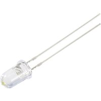 Tru Components - led bedrahtet Reinweiß Rund 5 mm 60000 mcd 15 ° 30 mA 2.9 v von TRU Components