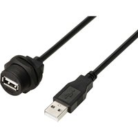 Tru Components - usb 2.0-Kabel mit USB-A-Buchse auf IP67-USB-A-Stecker, 0,5 m TC-E13T-FU2-PWF/MU2-NWA-0.5PV-S Wasser Tru Components - usb 2.0-Kabel mit USB-A-Buchse auf IP67-USB-A-Stecker, 0,5 m TC-E13T-FU2-PWF/MU2-NWA-0.5PV-S Wasser von TRU Components