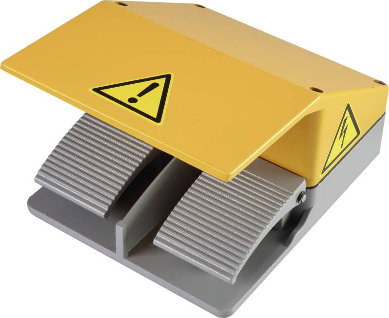 Tru Components Fußschalter 220 V/Ac 380 V/Ac 10 Pedale Schalter Druckschalter B-Ware von TRU