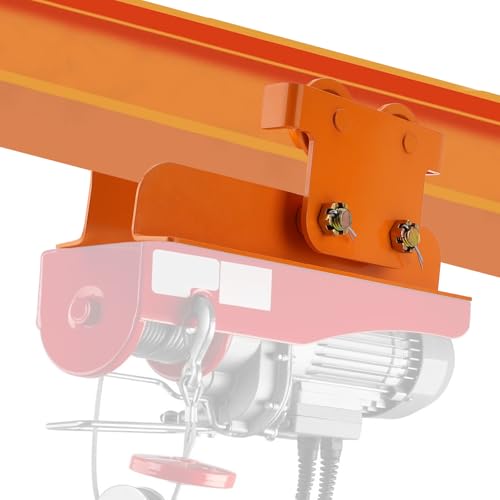 TRUCFUSION Manueller Wagen 1000 kg, 1 Tonne für PA600 PA800 PA1000 Elektroheber, I-Beam Trolley mit Doppelrädern, verstellbare Breite 7 - 12 cm TRUCFUSION Manueller Wagen 1000 kg, 1 Tonne für PA600 PA800 PA1000 Elektroheber, I-Beam Trolley mit Doppelrädern, verstellbare Breite 7 - 12 cm von TRUCFUSION