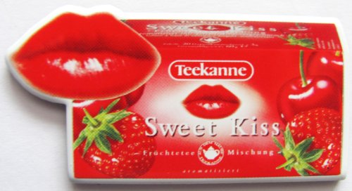 TRUCK - Sweet Kiss - Magnet - 1 Stück - Rot - Rechteckig - Kunststoff - Romantisch von Truck