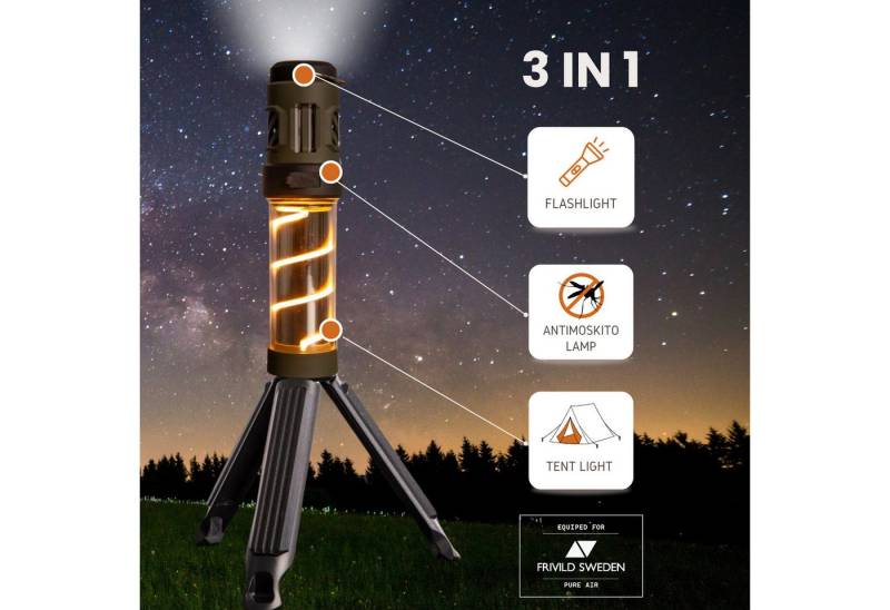 Frivild Insektenabwehrgerät Anti Mückenlampe Zeltlampe/ Taschen Lampe Mygga + 6 Anti Moskito Pads Frivild Insektenabwehrgerät Anti Mückenlampe Zeltlampe/ Taschen Lampe Mygga + 6 Anti Moskito Pads von Frivild