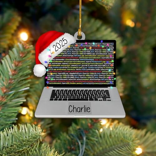DIY Computer Programmierer Weihnachten Ornament Laptop Code Ornament Geschenk für Computer Entwickler Weihnachten 2025 Geschenk für Coder Manager Programmentwickler Weihnachtsbaum Dekor IT Coder Xmas DIY Computer Programmierer Weihnachten Ornament Laptop Code Ornament Geschenk für Computer Entwickler Weihnachten 2025 Geschenk für Coder Manager Programmentwickler Weihnachtsbaum Dekor IT Coder Xmas von TRUMPETIC